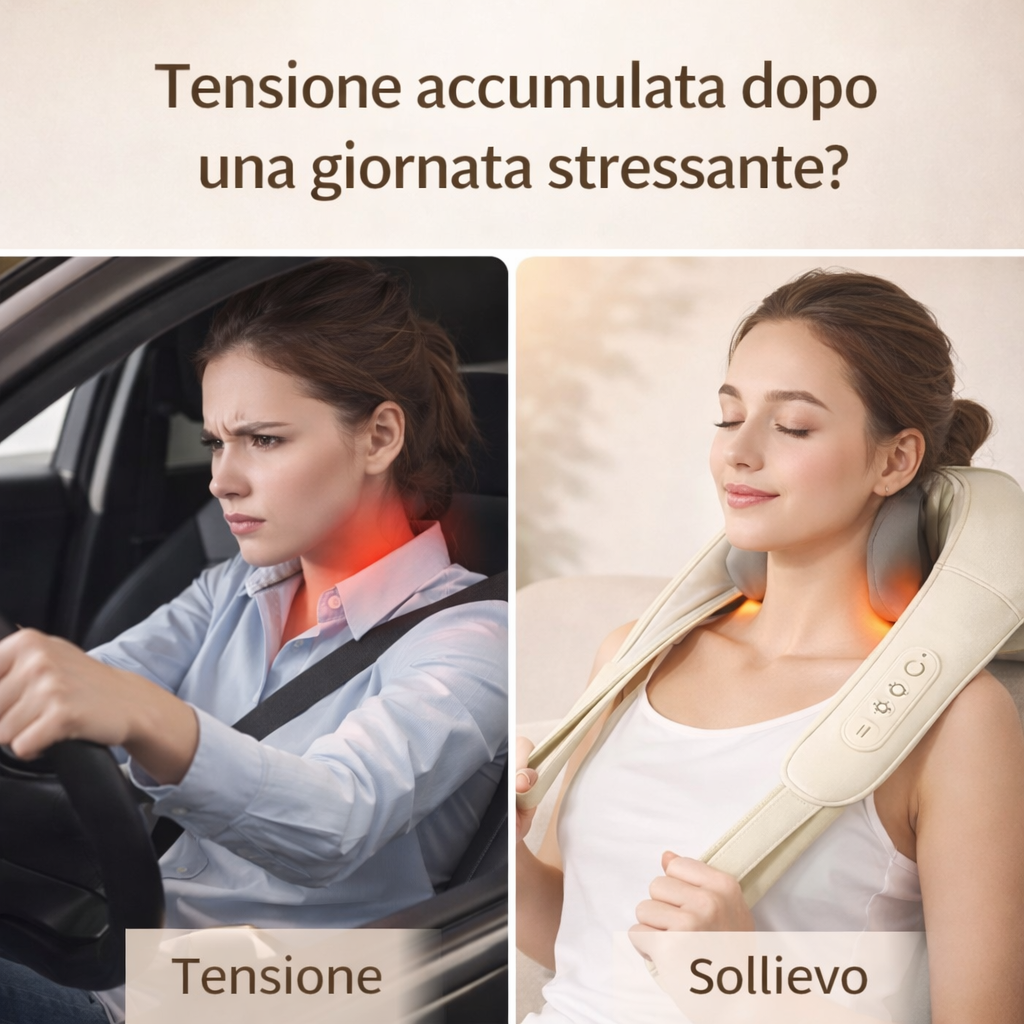Relixo™ - Massaggiatore Cervicale 4D con Calore
