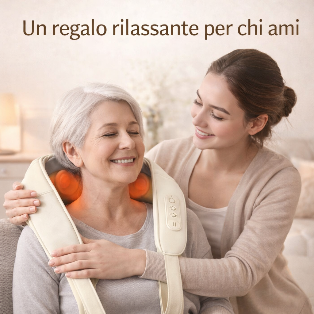 Relixo™ - Massaggiatore Cervicale 4D con Calore