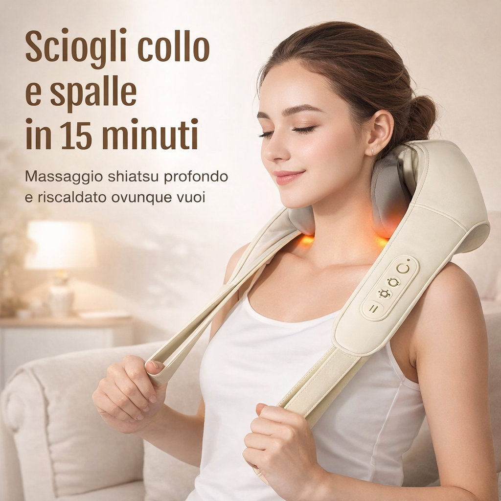 Relixo™ - Massaggiatore Cervicale 4D con Calore