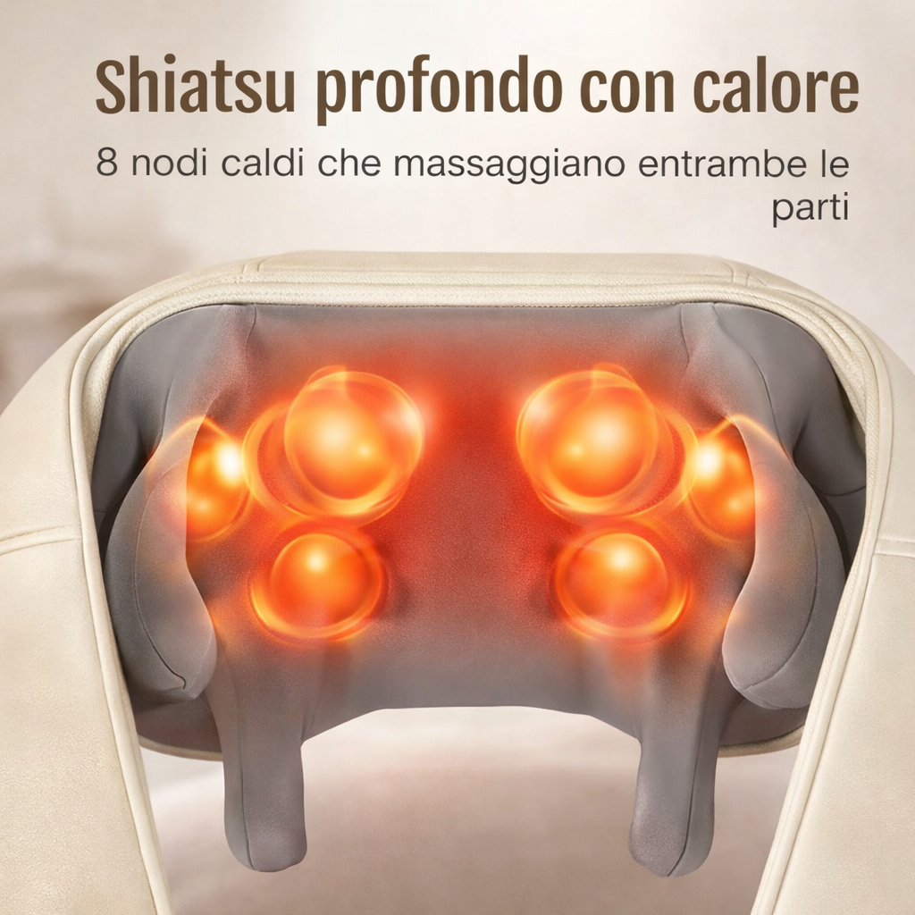 Relixo™ - Massaggiatore Cervicale 4D con Calore