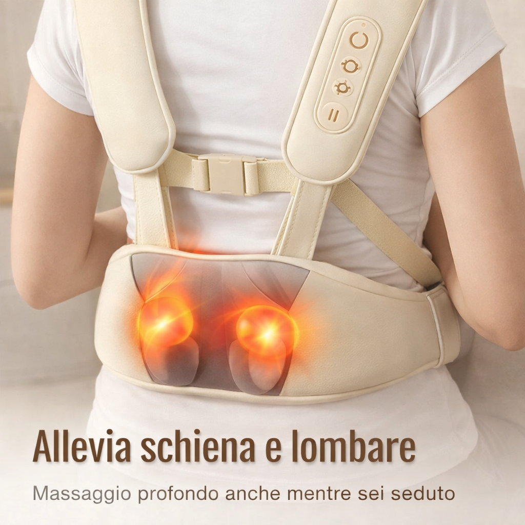 Relixo™ - Massaggiatore Cervicale 4D con Calore